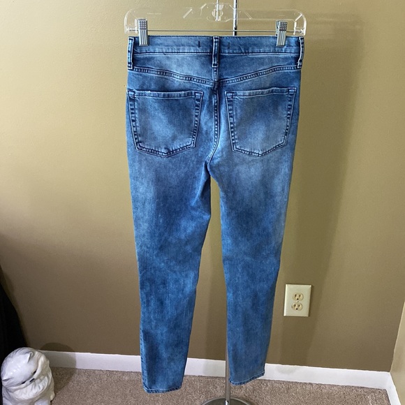 Free People High Rise Busted Skinny Jeans - Picture 5 of 6